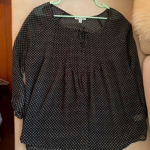 American Eagle Navy Blouse